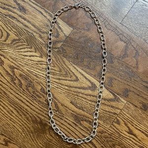 David Yurman inspired long link necklace